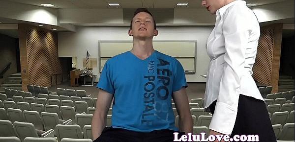  Teacher punishment with spit and saliva face licking - Lelu Love